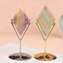 [Beliebte Wahl] 1 Stück Bohemian Kristall Mineral Ausstellungsständer aus Metall, abnehmbar, geeignet für Heim- und Bürodekoration