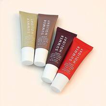 1套迷你裸色唇膏，透明保湿高光泽唇膏，保湿透明唇彩 - 彩色 - 查看 4