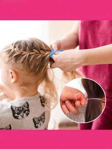 Bộ 1003 dây buộc tóc co giãn nhiều màu ngẫu nhiên, 28 màu sắc, dây buộc tóc mini mềm mại, phụ kiện tóc cho bé gái. - Nhiều màu - Xem 5