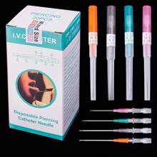 20pcs IV Catheter 14G 16G 18G 20G Disposable Catheter For Ear, Nose, Lip, Tongue, Cartilage, Belly Piercing Needles Kit Piercing Tool - Multicolor - View 1