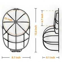 Set di sacchetti a rete rimovibili e lavabili per il lavaggio dei cappelli, strumento per la lavanderia per evitare la deformazione dei cappelli, per uso domestico