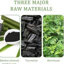 100片/包 传统北京艾灸足贴，天然深层清洁草本足贴，日常护理贴，成人足部护理膏，含生姜、竹炭、薰衣草及草本成分 - 白色 - 查看 4