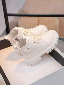 GAN AI Kids Boots - White - View 1