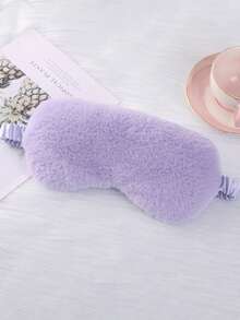 Maschera per gli occhi in colore unito e in morbido pile, comoda copertura per gli occhi per casa, riposo, viaggio, lavoro, maschera per il sonno che blocca la luce, adatta per autunno/inverno, scuola, ritorno a scuola, viaggio, elementi essenziali per il viaggio, elementi essenziali per la casa, maschera per gli occhi, maschera per il sonno