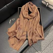 Última moda de Tudung Bawal de Malasia, estampado bohemio, hiyab, pañuelos, voile premium, bufanda musulmana suave, protección solar 2025 - Verde claro - Ver 6