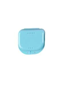 2/3pcs New Dental Retainer Storage Box, Breathable Orthodontic Retainer Case, Mini Portable Denture Box, Breathable Orthodontic Appliance Storage Box, Denture Box, Minimalist Solid Color Denture Storage Box, Plastic Denture Storage Box, Portable Denture Storage Box With Holes, 1pc - Multicolor - View 7