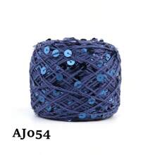 1pc 50g Sequin Thread, Wiring Bead, Fancy Yarn, DIY Bead Yarn, Handmade Size, Color Patch, Size Sequin - Multicolor - View 10