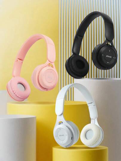 AXNEN Auriculares Bt Over-ear, Auriculares Inalámbricos Plegables Y Livianos Con Estéreo Hi-fi, Auriculares Ajustables Para Bajos Con Micrófono Hd Incorporado, Para Teléfono Móvil/pc/trabajo/viaje/hogar/oficina (negro)