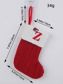 2 PCS Knit Monogram Stockings, Stockings Small Xmas English Letters Hanging Stockings Socks Double Sided Fireplace Hanging Stockings For Party Decoration New Year Party Gift Favors Supplies,Personalized Initial Stocking, Family Holiday Xmas Party Decor Birthday,Christmas, Decor 2025 Home Decor Christmas Decorations Room Decor Winter