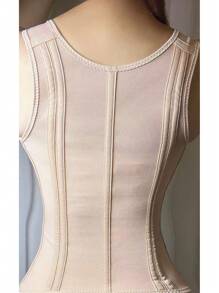 1pc Women's Waist Trainer, Abdominal Control Sports Belt, Fitness Shaper, With Adjustable Shoulder Strap, Waist Cincher Set, Shaper With Zipper Hook, Colombian Ladies Waist Trainer