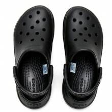 镂空木屐女鞋 2026 新款经典复古鲸鱼洞鞋，户外休闲套脚厚底露趾凉鞋，206302-001