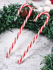 6pcs Christmas Candy Cane Decorations, Christmas Tree Ornaments, New Year Holiday Party Decorations, Party Gifts, Suitable For Christmas Crafts, Indoor And Outdoor Decorations Room Decor Home Decor Bedroom Decor Christmas Decoration Christmas Gifts Birthday Gifts Wedding Birthday Decorations Christmas Decorations Winter