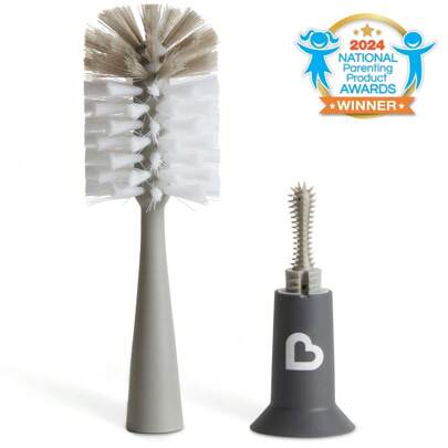 ® Bristle™ Baby Bottle Brush, Gray, Unisex - Best