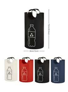 1 Oversized 70 Liter Polyesterfaser Flaschen Box - Multifunktionaler Wäschekorb und Küchen Aufbewahrungsorganizer, faltbar, Mehrzweck Küchen Aufbewahrungsbox, Korb, Box und Behälter, Aufbewahrungsbox für Zuhause