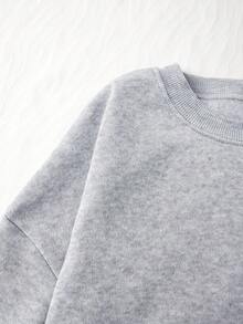 秋冬新款，定制女士羊毛衫-可添加您的照片（风景/徽章/情侣照/全家福/自拍/宠物），适合夏季旅行，女友礼物 - 淺灰色 - 查看 7