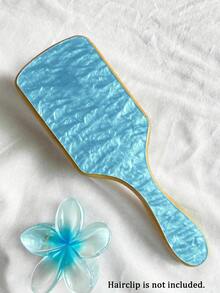 1pc Personalized Fashionable Acrylic Glitter Marble Name Customized Hair Comb, Unique Bridal Party Bridesmaid Gift, Custom Bridesmaid Hair Accessory, Gift For Her/Mom - Multicolor - View 24