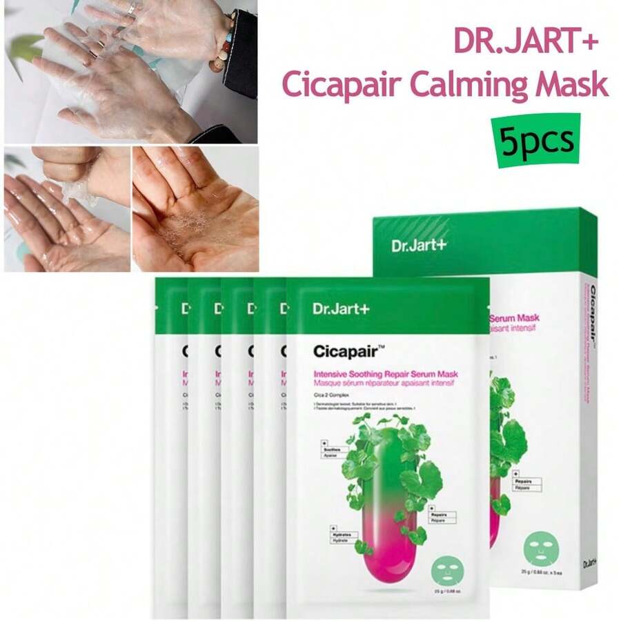 DR.JART+ Cicapair Calming Mask (5pcs) Sensitive Skin Soothing Facial Mask - White - View 1