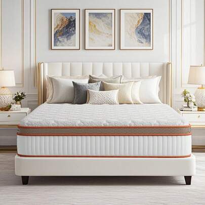 Materasso 140x200 | Spessore 28 cm | Materasso a Molle Insacchettate e Memory Foam | Traspirante e Antiacaro | Rigido e Confortevole | Sonno Profondo