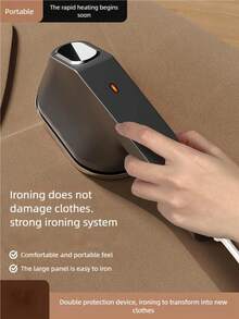 1pc Handheld Ironing Machine, Household Small Iron, Electric Iron, Portable Dry And Wet Dual-Purpose Ironing Wonder, Electric Ironing Is Convenient For Removing Wrinkles From Clothes,28w