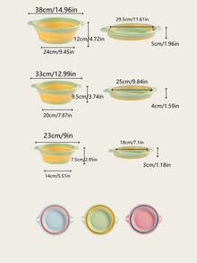 1 Pieza Cuenca Plegable, Cubo de Platos Plegable Cuenca de Lavado Portátil Ahorro de Espacio de Plástico, Cuenca de Cebo para Pesca para Lavar Platos, Pesca, Camping, Senderismo y Hogar