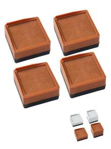 家具升降器，床/沙发/书桌/桌子/椅子腿/冰箱升降至 1.5 英寸，方形可调节升降块，用于延长器，重型支撑高达 1300 磅，3 英寸棕色方形，圣诞装饰，房间装饰，圣诞节，家居圣诞装饰，新年 - 彩色 - 查看 10