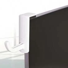 4pcs/2pcs/1pc Headphone Holder Hook Stand, Suitable For Computer Headset, Monitor Edge, Desk, Wall, Game Storage Rack, Compact & Sturdy Headphone Stand, Provides Firm Support And Space-Saving - Multicolor - View 5