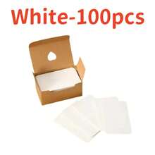 Label Stickers - White-100pcs - View 13