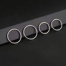 Piercing Smooth Hinged Steel Hoop With Click Clasp, Resistant, Hinged And Segmented - Kit 2-Talk - 查看 4