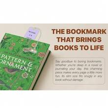 Dấu trang hình ngỗng dễ thương, dấu trang kim loại thời trang dành cho người yêu sách, dấu trang hình sâu sách màu hồng, phụ kiện cho sâu sách, món quà tuyệt vời cho độc giả, quà Giáng sinh/sinh nhật cho câu lạc bộ sách. - Nhiều màu - Xem 9