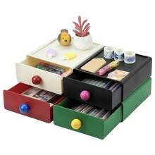 Stackable Storage Box (1 Piece) / Dopamine Storage Box / Colorful Plastic Storage Box - Ideal For Storing Office Supplies, Cosmetics, Stationery, Hair Ties, Jewelry, And Makeup Pens. Perfect For Organizing Your Vanity, Desk, Bathroom, Or Nightstand. - Multicolor - View 8