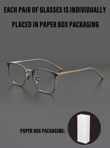 商务眼镜，超薄银色钛金属镜框，镜片采用高清尼龙材质，风格类似CEO高管。即使是时尚男士也无法抗拒它的魅力。此外，其制造工艺精湛，品质卓越。尤其能让人看起来更年轻。 - 槍色 - 查看 10