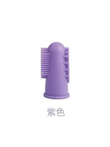 矽膠寵物手指牙刷，耐咬軟毛，360°寵物牙齒清潔，指尖清潔 - 彩色 - 查看 13