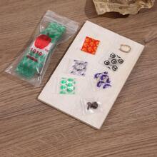 300pcs/Pack, 100pcs/Pack Plastic Mini Self-Sealing Storage Bags, Assorted Patterns Resealable Bags, Suitable For Organizing Small Items, Storing Earrings, Necklaces, Decorative Stones And Plant Seeds, Crafting And Experiments, Holiday Small Gift Packaging - Multicolor - View 12