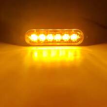 Led Headlight Patrol Escort Side Bar Motorcycle Auto Strobe. Vmingo - أصفر - مشاهدة 2