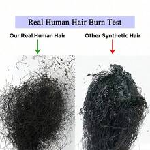 Real Human Hair Dreadlock Extensions 0.6cm Thickness 10 Strands, Full Handmade, Permanent Locs For Men/Women, Can Be Dyed, Bleached, Curled, Twisted - Natural Black - View 5