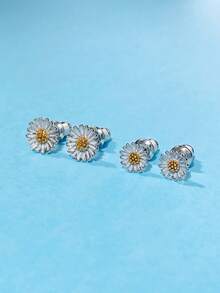 一对时尚立方氧化锆耳钉，女士婚礼、订婚、周年纪念、派对首饰、情人节礼物