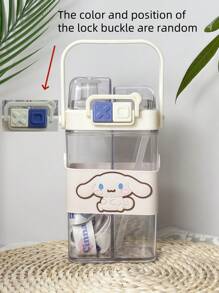 Sanrio كوب قهوة كبير السعة مع قطعة واحدة من سانريو كورومي ميلو سيمورول بومبوبرين بوشاكو لطيف مع تقسيم في منتصف الرحلتين كوب شاي حليب مناسب للمدرسة والسفر اليومي إلى العمل والتنقل والرياضة الخارجية سهل الحمل عيد الميلاد التخرج مهرجان هدية مثالية