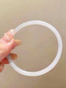 1 件桃花色仿玉手链，甜美百搭玉手链，适合 75 公斤以下女性（手工制作，表面略有痕迹，细圆款手链易碎） - 桃花色 - 查看 9