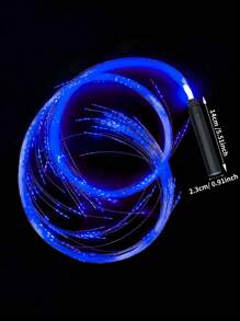 360° LED 光纤鞭子旋转超亮光学手绳发光像素鞭子流动玩具舞蹈派对表演派对