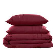 2/3 Pieces Bedding Comforter Set,Cozy Premium All Season Home Textile Fits Modern Bedroom Décor, Only 2-Pcs-Set For Twin-Twin XL Size,Christmas New Year Holiday Gifts - 紅色 - 查看 8