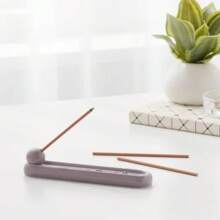 Incense And Ceramic Holder Lavender, Long-Lasting Fragrance, Elegant Lavender Hue - 預設 - 查看 2