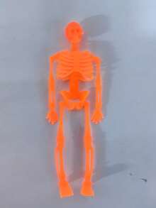 5pcs/10pcs Halloween Hanging Decor Skull Ornaments, Halloween Props Skull Model Figurines For Haunted House, Bar, Bedroom Decoration