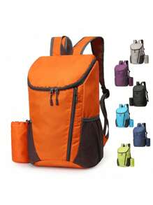 1 Stück tragbarer multifunktionaler Sportrucksack, faltbarer leichter wasserdichter Nylonaufbewahrungsbeutel für Männer Outdoor Camping Wandern Reisen