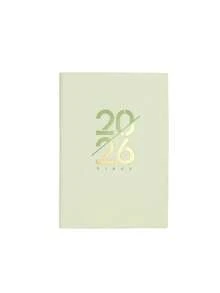 2026 Planner, 365 Days Daily Agenda Notebook, 1pc - 200 Sheets/400 Pages A5, Time Management Journal In English, Spanish, Portuguese