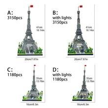 Mini Erkundung berühmter Wahrzeichen Eiffelturm Bauklötze, Kleine Kreuzfahrtschiff + Paris Eiffelturm romantische Kombination, MOC Modell, Erwachsenen Sammlung Ausstellungsdekoration, 3D Architektur Modell, Romantischer Paris Eiffelturm, Halloween Geschenk, Weihnachtsgeschenk, Urlaubsgeschenk, Geburtstagsgeschenk - Verschiedenfarbig - Übersicht 10