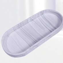 Óvalo jaspeado mediano - Gris - Ver 4