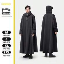 Capa de Chuva Impermeável Leve e Reutilizável com Capuz para Jaqueta de Caminhada em Atividades ao Ar Livre