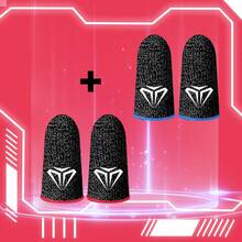 4只装多色游戏指套，男女通用，防汗透气触屏指套，适用于智能手机，专业电竞手游配件，通用尺寸 - 彩色 - 查看 8