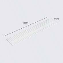 10 件可调节 DIY 抽屉整理器、隔板，用于整理厨房、浴室、卧室、办公室中的杂物、餐具、化妆品、衣服 - 白色 - 查看 4