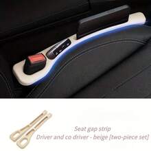 2pcs Car Seat Gap Filler Accessories For Between Seats Car With 2 Compartments Universal Fit Stop Things From Dropping,Fits Most Vehicles With A Seat Gap Between 1.2" And 2.2" - one-size - View 14